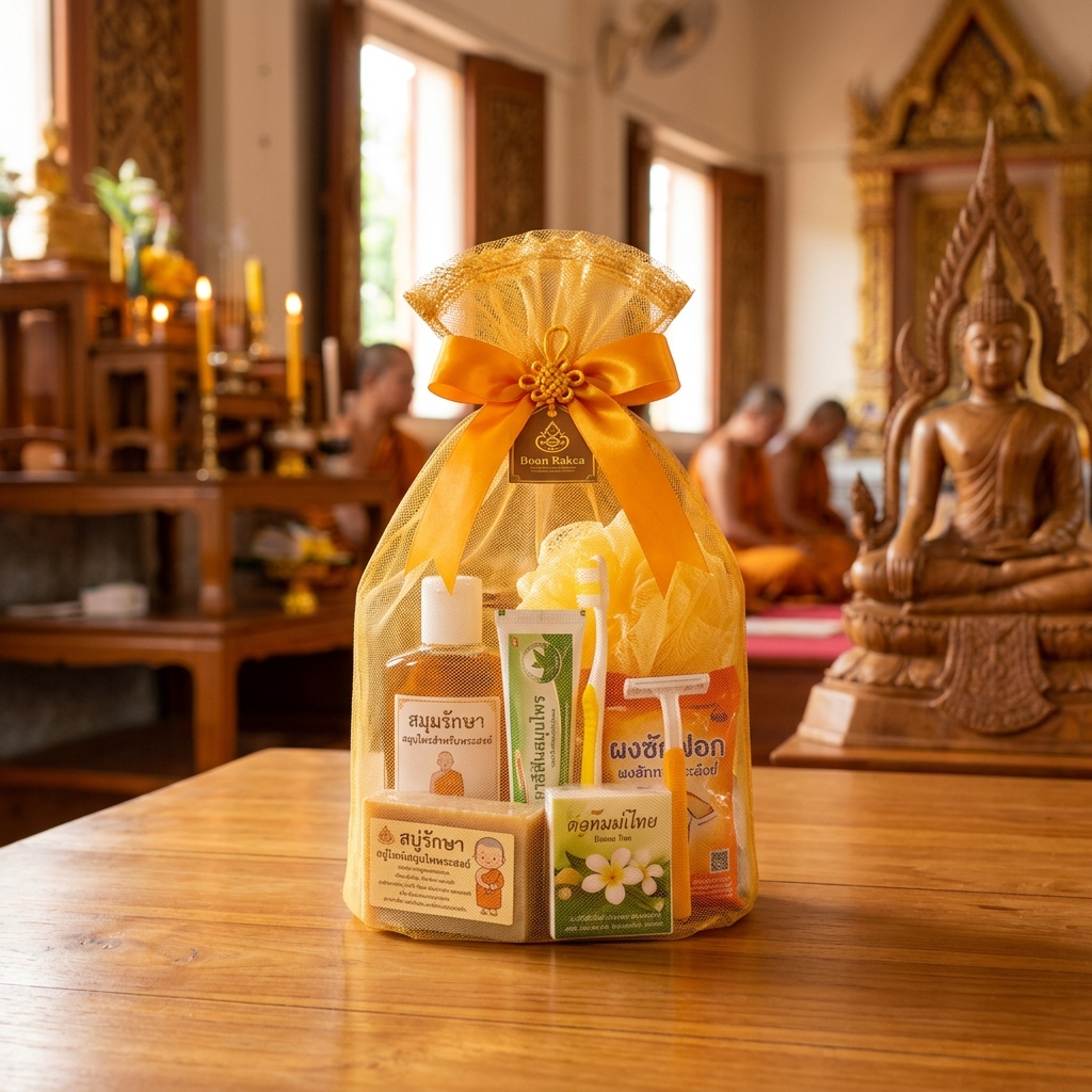 บุญรักษา สังฆทานชุดชำระกาย